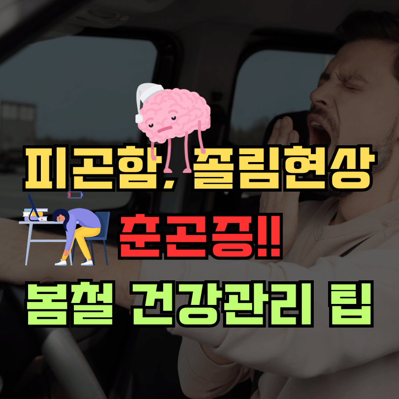 춘곤증 봄철건강관리